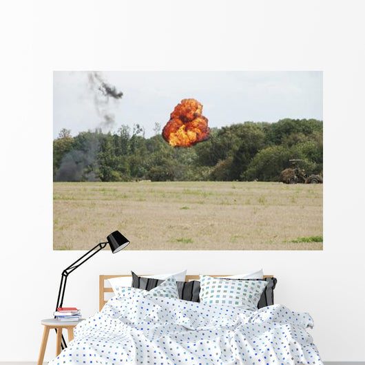 Belgian Paratroopers under Attack Wall Decal