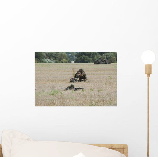 Evacuation Wounded Soldier Ambulance Wall Decal Design 4
