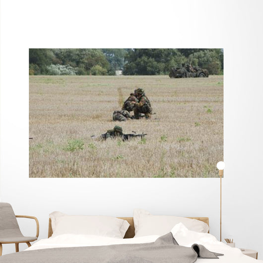 Evacuation Wounded Soldier Ambulance Wall Decal Design 4