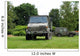 Unimog Truck Belgian Army Wall Decal Design 5