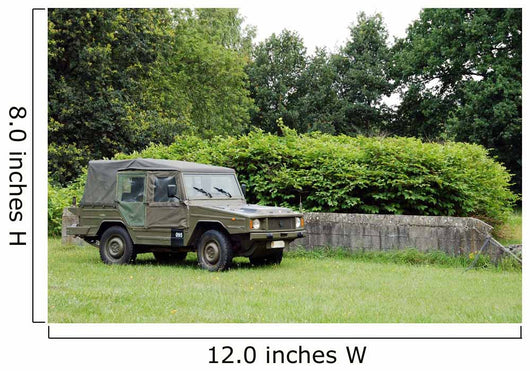 Vw Iltis Jeep Used Wall Decal