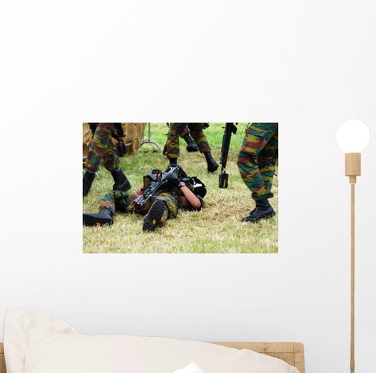 Soldiers Belgian Infantry Unit Wall Decal