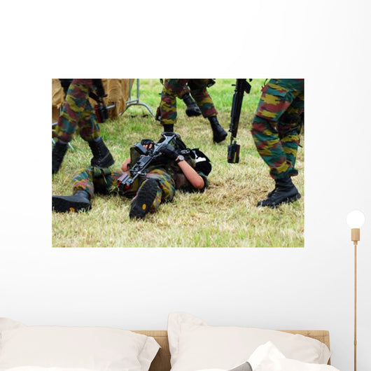 Soldiers Belgian Infantry Unit Wall Decal