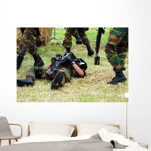 Soldiers Belgian Infantry Unit Wall Decal