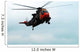 Sea King Helicopter Use Wall Decal Design 2