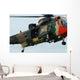Sea King Helicopter Use Wall Decal Design 1