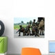 Belgian Para Commandos Entering Scene Wall Decal Design 2