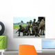 Belgian Para Commandos Entering Scene Wall Decal Design 2