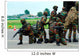 Belgian Para Commandos Entering Scene Wall Decal Design 2