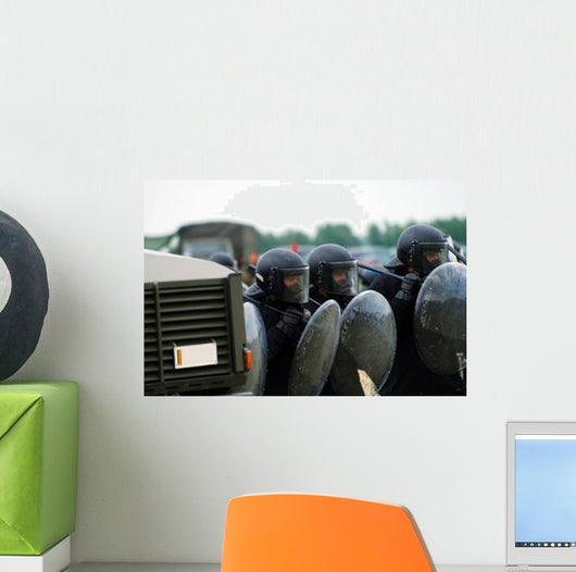 Training Session Riot and Wall Decal Design 1
