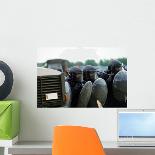 Training Session Riot and Wall Decal Design 1