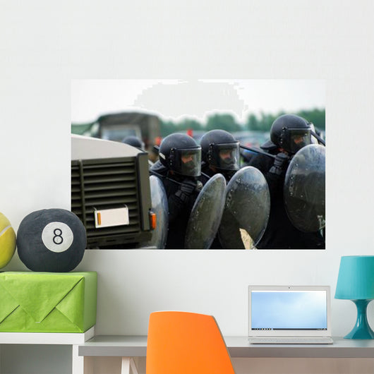 Training Session Riot and Wall Decal Design 1
