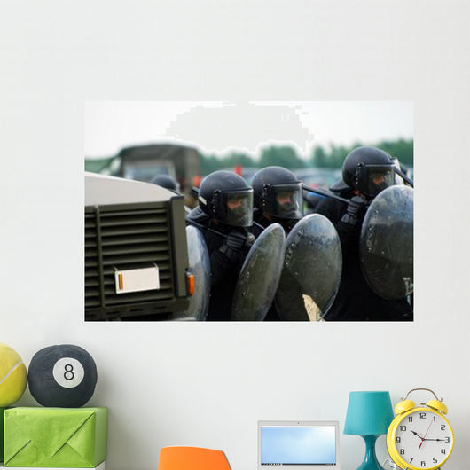 Training Session Riot and Wall Decal Design 1