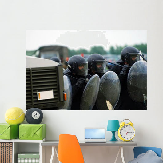 Training Session Riot and Wall Decal Design 1