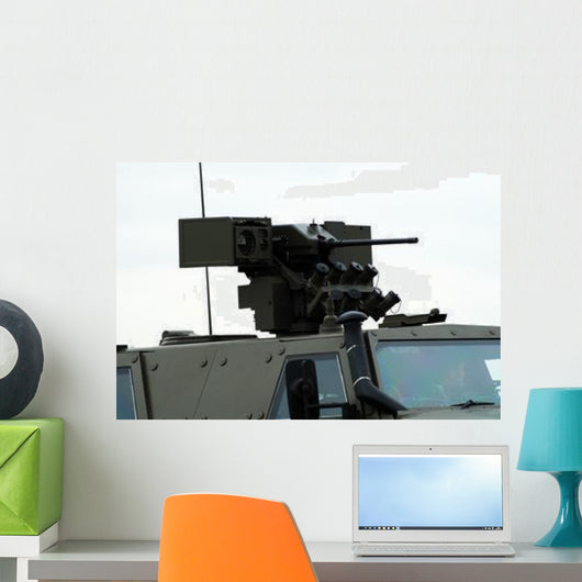 Gun Mounted Top Dingo Wall Decal