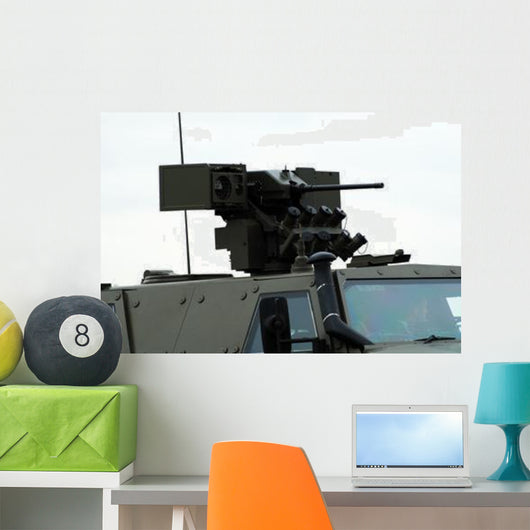 Gun Mounted Top Dingo Wall Decal