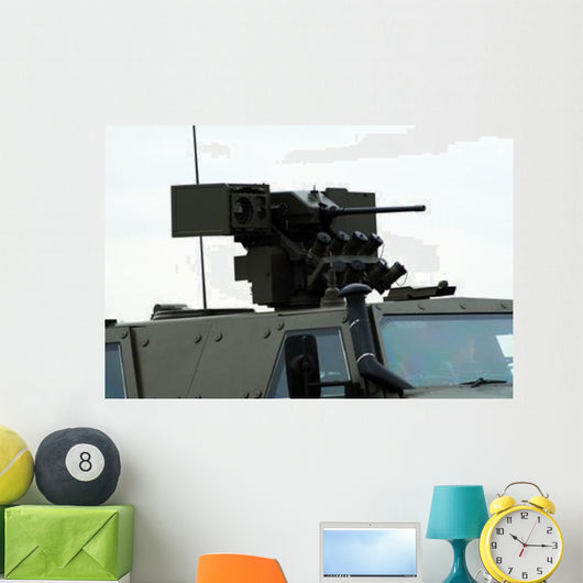 Gun Mounted Top Dingo Wall Decal