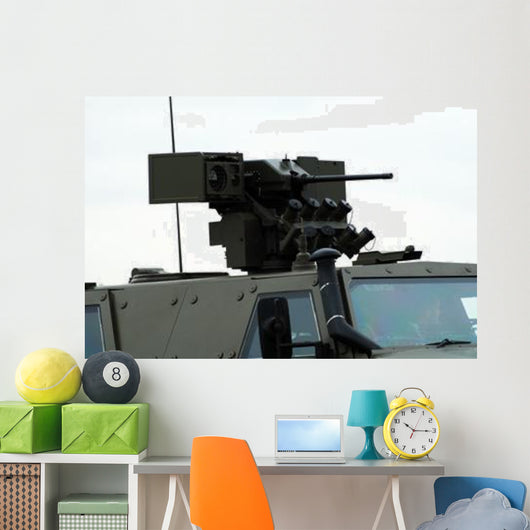 Gun Mounted Top Dingo Wall Decal