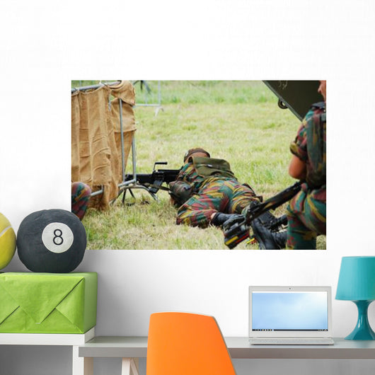 Soldier Belgian Army Guard Wall Decal
