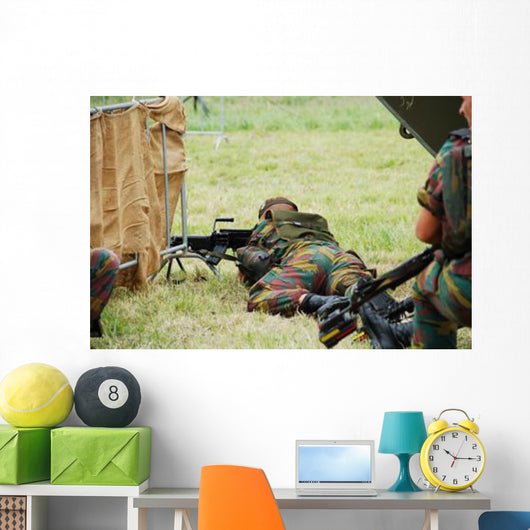 Soldier Belgian Army Guard Wall Decal