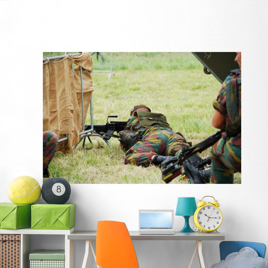 Soldier Belgian Army Guard Wall Decal