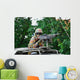 Belgian Army Soldier Handling Wall Decal