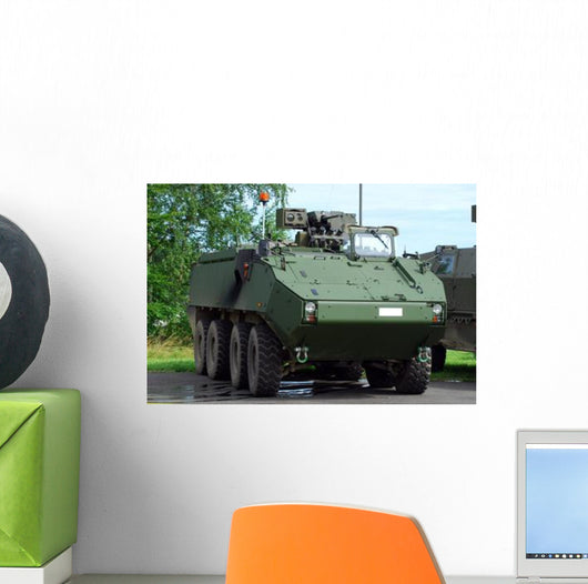 Piranha Iiic Belgian Army Wall Decal Design 6