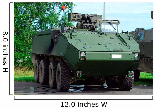 Piranha Iiic Belgian Army Wall Decal Design 6