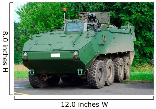 Piranha Iiic Belgian Army Wall Decal Design 5
