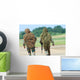 Two Snipers Belgian Army Wall Decal