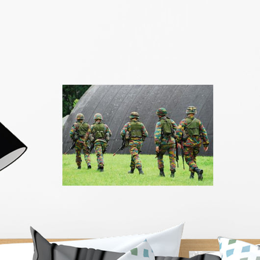 Soldiers Belgian Army during Wall Decal