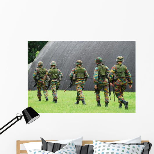Soldiers Belgian Army during Wall Decal