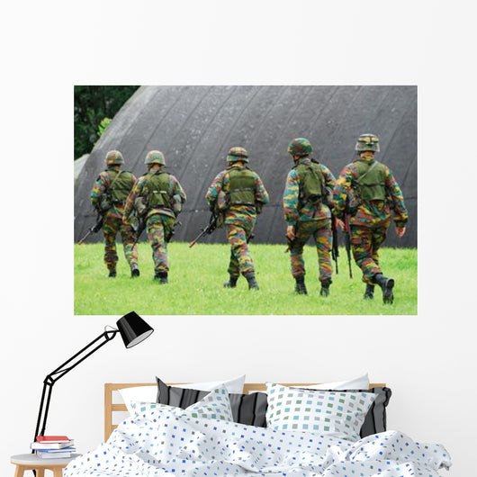 Soldiers Belgian Army during Wall Decal
