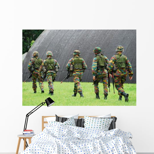 Soldiers Belgian Army during Wall Decal