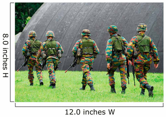 Soldiers Belgian Army during Wall Decal