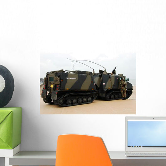 Bandvagn Bvs10 Viking Used Wall Decal Design 2