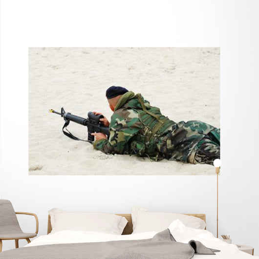 Dutch Royal Marines Taking Wall Decal Design 3
