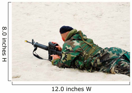 Dutch Royal Marines Taking Wall Decal Design 3