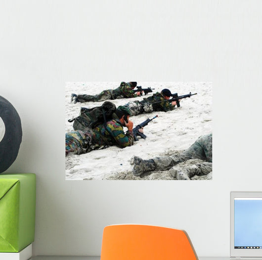 Dutch Royal Marines Taking Wall Decal Design 2