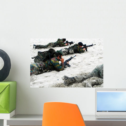Dutch Royal Marines Taking Wall Decal Design 2