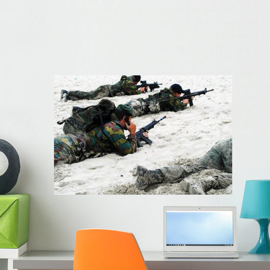Dutch Royal Marines Taking Wall Decal Design 2
