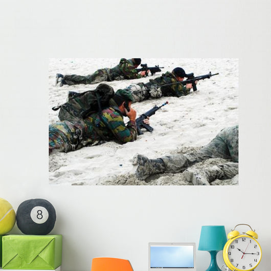 Dutch Royal Marines Taking Wall Decal Design 2