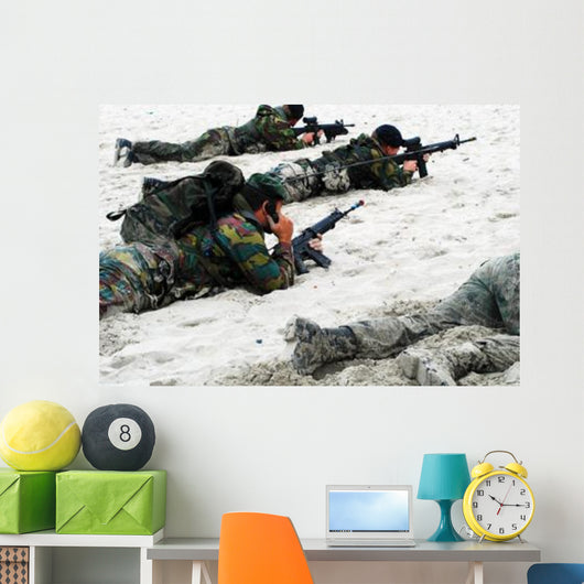 Dutch Royal Marines Taking Wall Decal Design 2