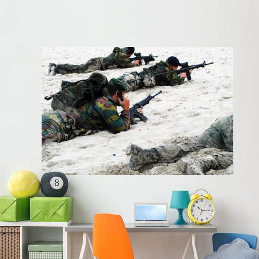 Dutch Royal Marines Taking Wall Decal Design 2