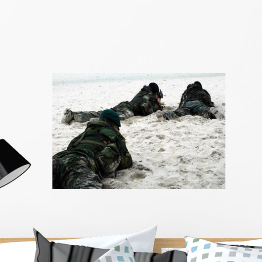 Dutch Royal Marines Taking Wall Decal Design 1