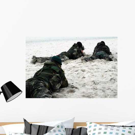 Dutch Royal Marines Taking Wall Decal Design 1