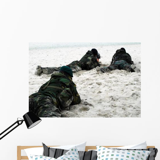 Dutch Royal Marines Taking Wall Decal Design 1