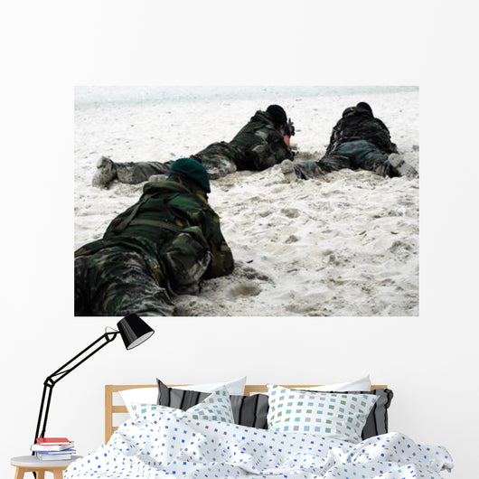 Dutch Royal Marines Taking Wall Decal Design 1