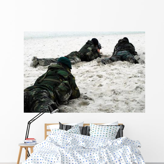 Dutch Royal Marines Taking Wall Decal Design 1