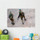 Belgian Paratroopers Climbing Wall - Wall Decal